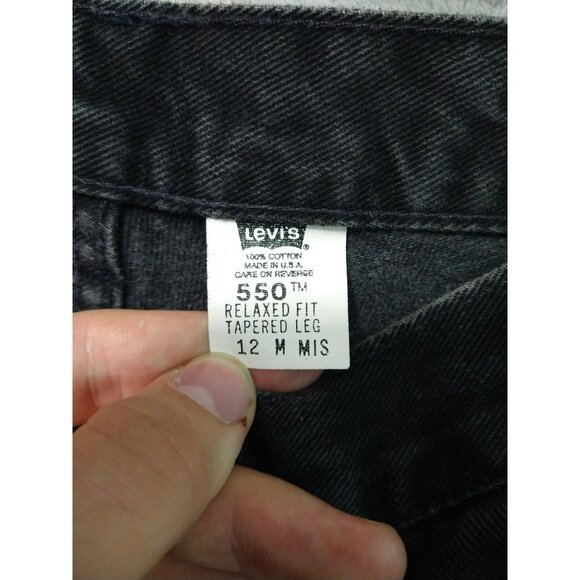 Levi's High Rise Jeans in Dark Gray - Picture 8 of 9